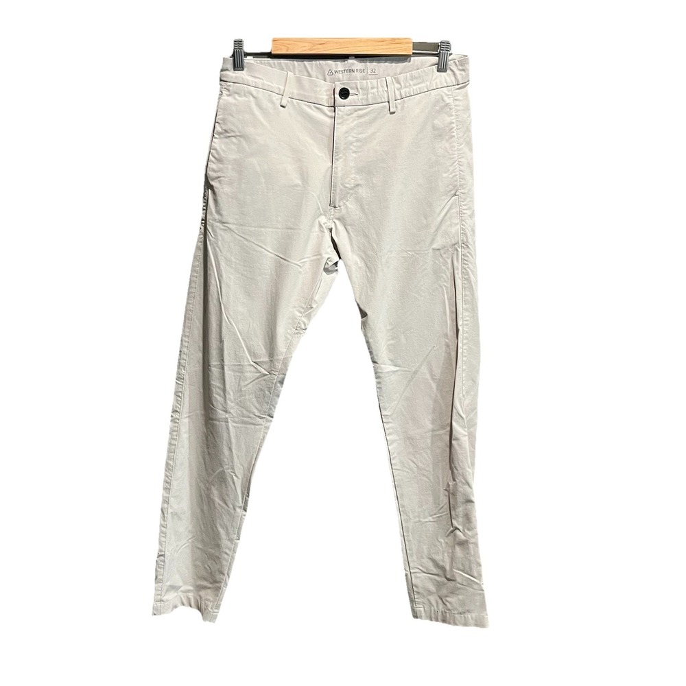 Western Rise Beige Men's Outdoor Performance Stretch Pants Size 32